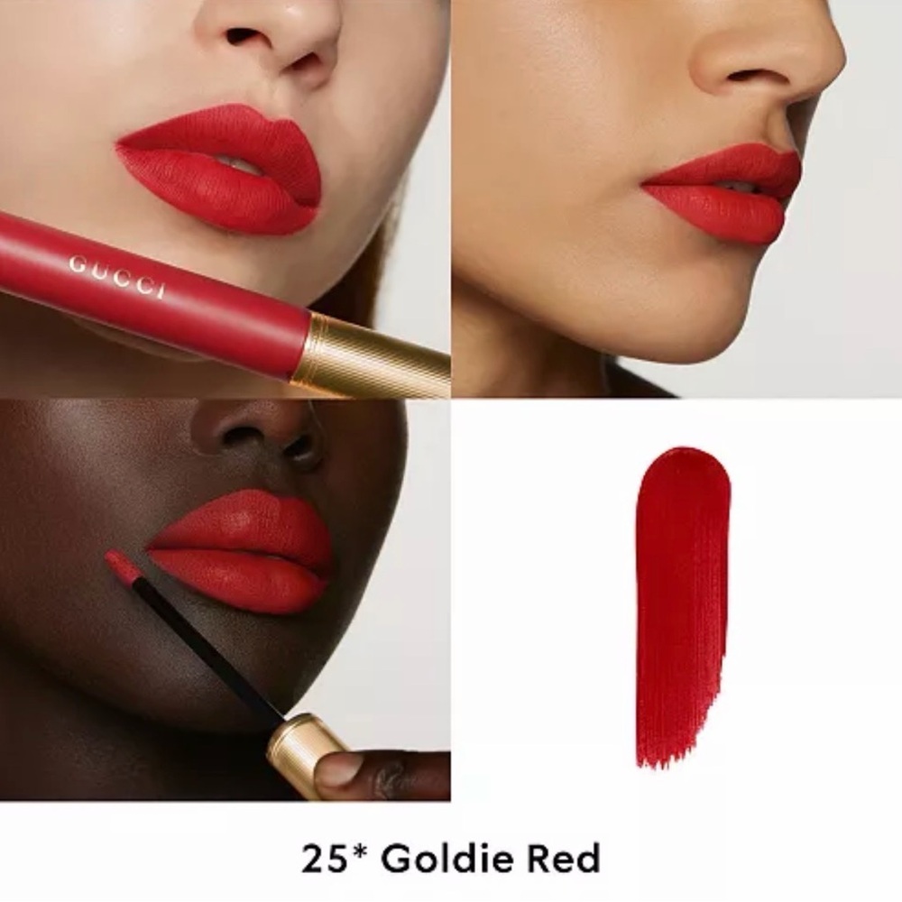 Gucci Liquid Matte Lip Color — Goldie Red 25 - Picture 2 of 10